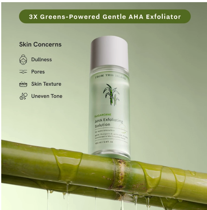 From This Island Sugarcane AHA Exfoliating Solution