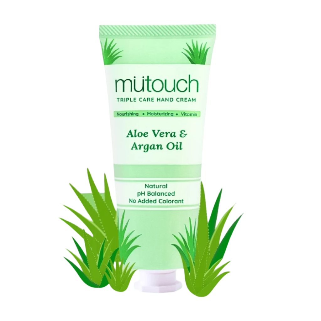MuTouch Triple Care Hand Cream Aloe Vera & Argan Oil 1