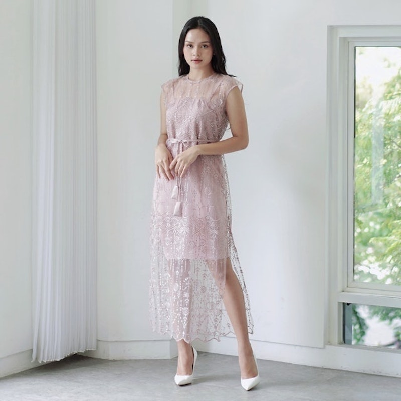 Kinara Dress Pink 1