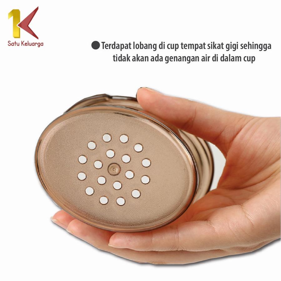  Satu Keluarga Rak Tempel Tempat Sikat Gigi Bear  C452