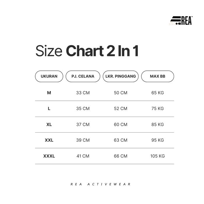  REA ACTIVEWEAR Running Short 2in1 Olive Edition