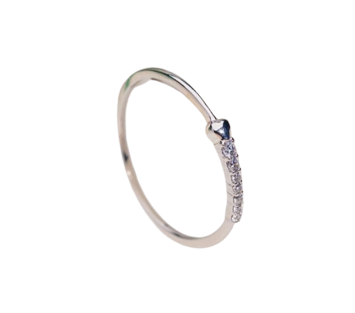 Merak Gold Cincin List Love White Gold