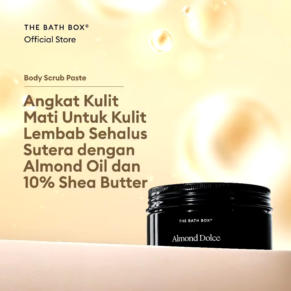 Mitra Kreasi Natural THE BATH BOX® Almond Dolce Body Scrub Paste