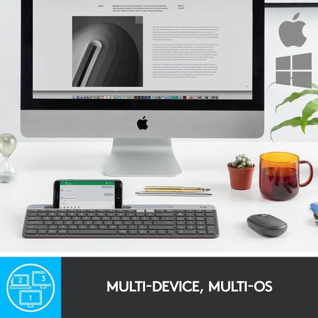 Logitech International Logitech Slim Multi-Device Wireless Keyboard  K580