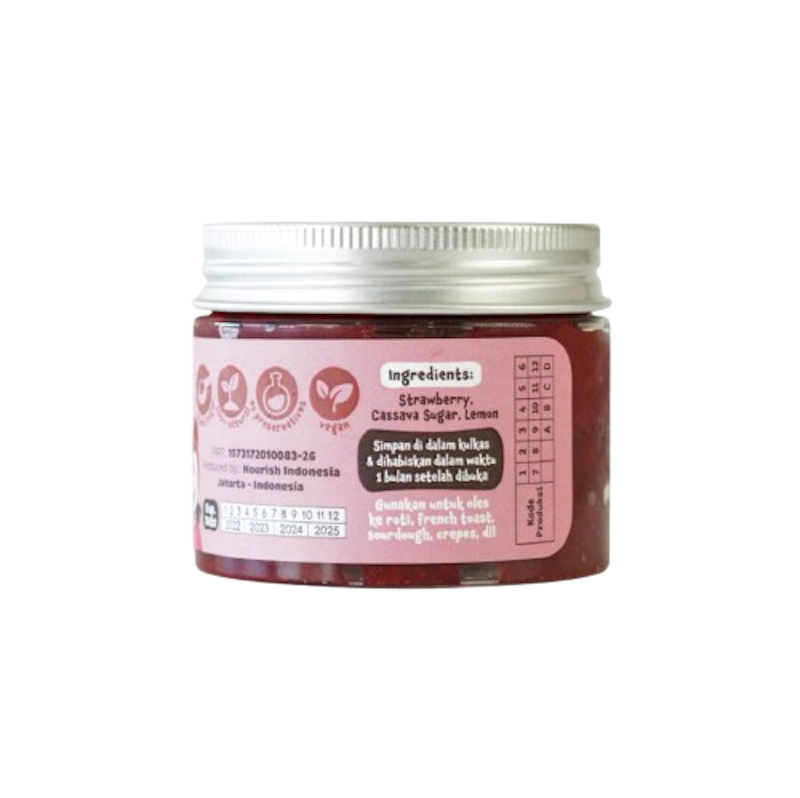 Nourish Strawberry Jam Vegan 90 g 3