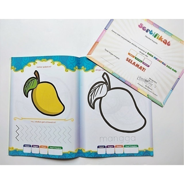 Buku Mewarnai Usia Dini Tema Buah-buahan 3