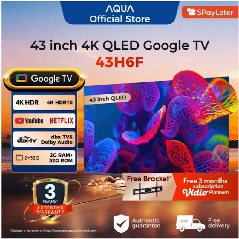 43 Inch 4K QLED Google TV 2
