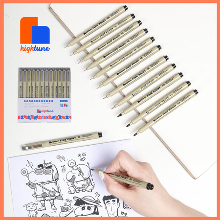Hightune Micron Drawing Pen Set 12