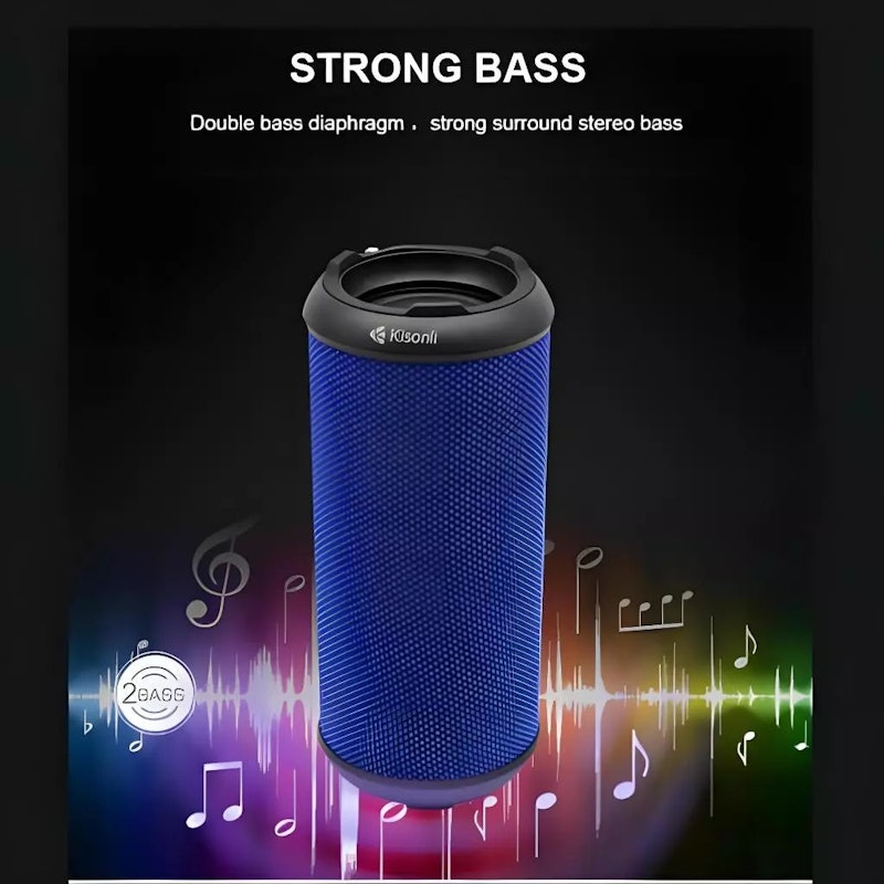 Kisonli Speaker Bluetooth Portable 3