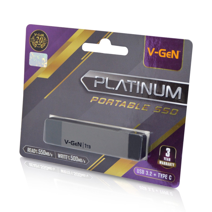 V-Gen SSD Portable Platinum  3