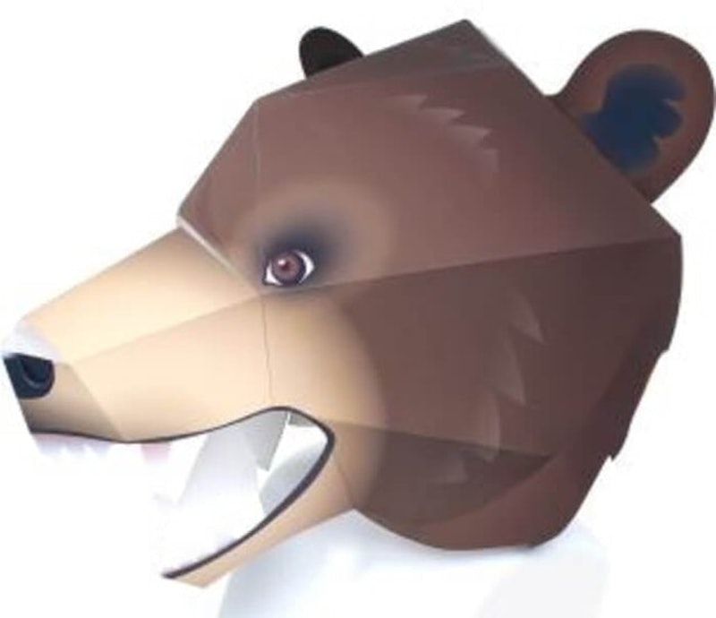 DIY Papercraft Animal Mask 3