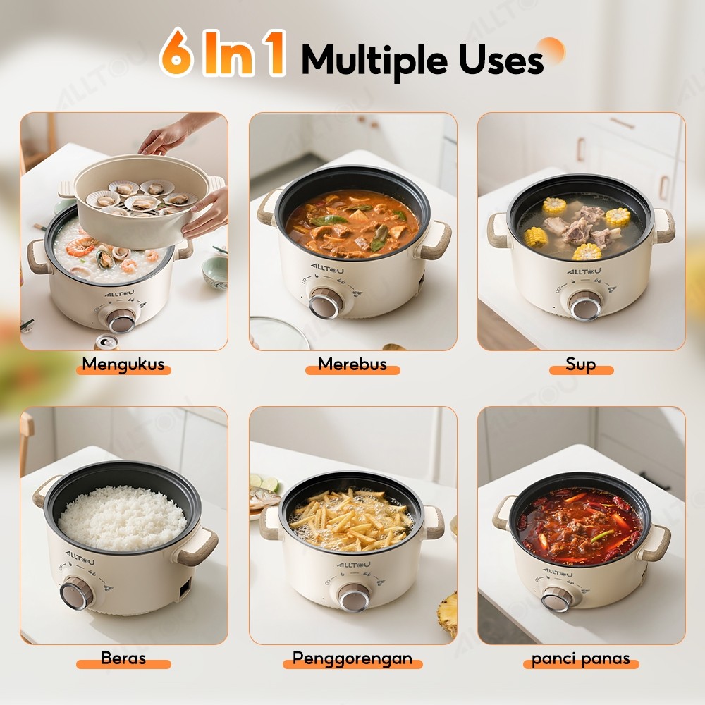 Zhi Hui Group Indonesia ALLToU Panci Listrik Serbaguna 3L