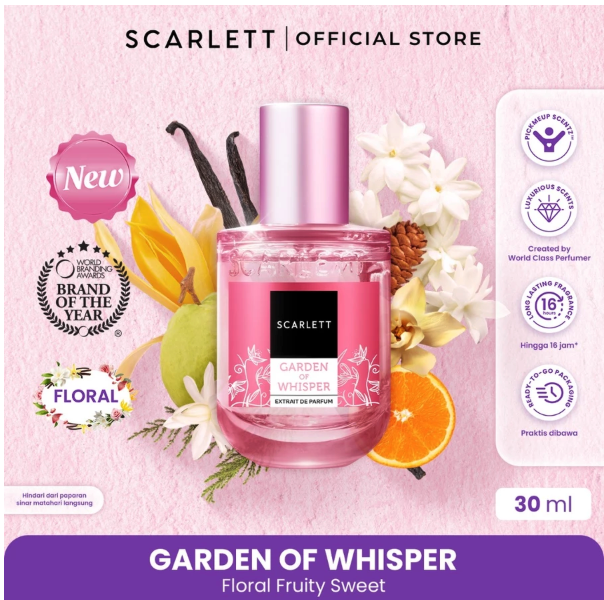 Opto Lingkar Sejahtera Scarlett Whitening Extrait De Parfum Garden Of Whisper