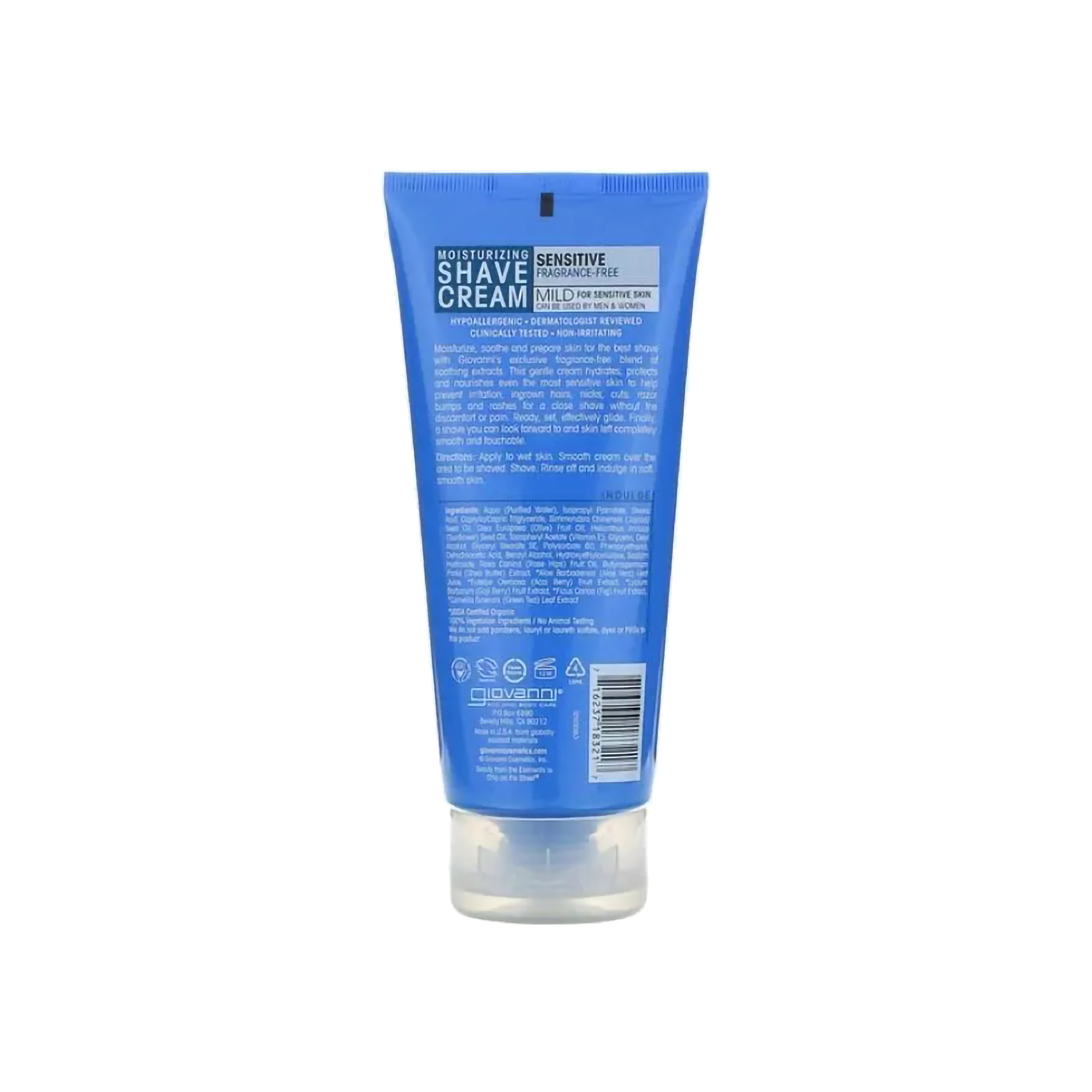 Giovanni Moisturizing Shave Cream Mild for Sensitive Skin  2