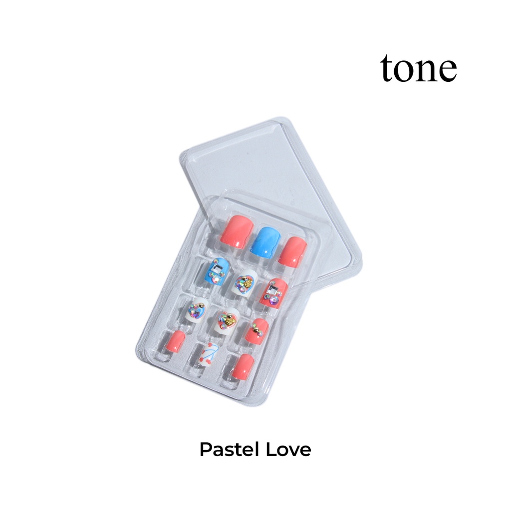 Tone Tone Fake Nails 3D Premium