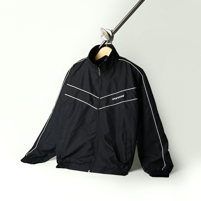 Westgods Jaket Tracksuit Tracktop Windbreaker Bahan Parasut Track Swiss 3