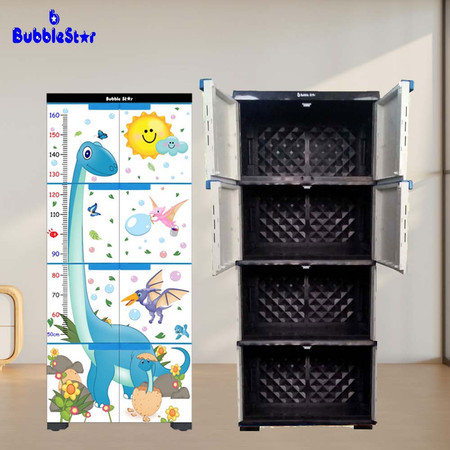 Bubble Star Lemari Pakaian Plastik Motif 4 Susun 2
