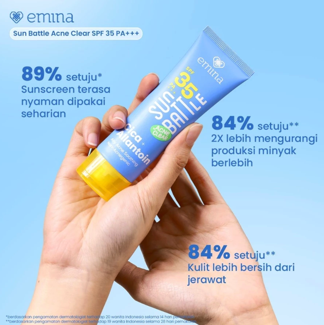 Paragon Technology and Innovation Emina Sun Battle Acne Clear SPF 35 PA+++