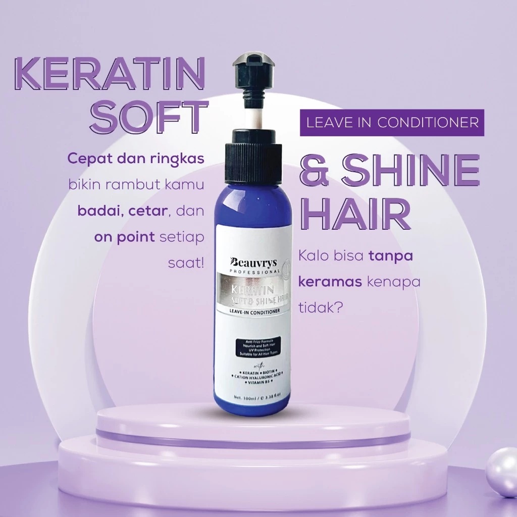 Beauvrys Professional Keratin Soft & Shine Hair Leave-In Conditioner 3