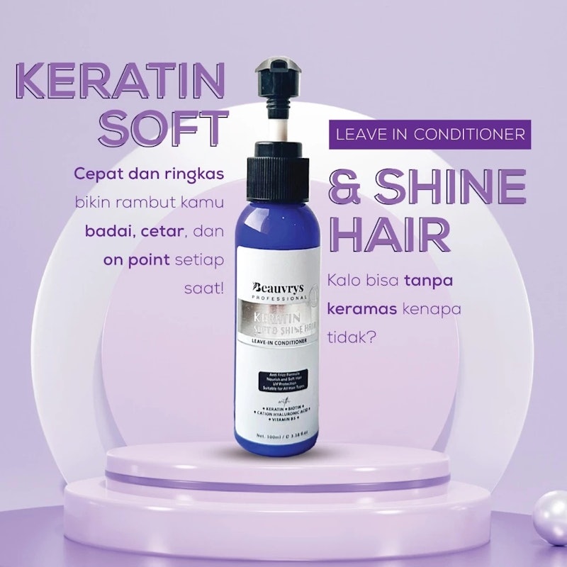 Beauvrys Professional Keratin Soft & Shine Hair Leave-In Conditioner 3