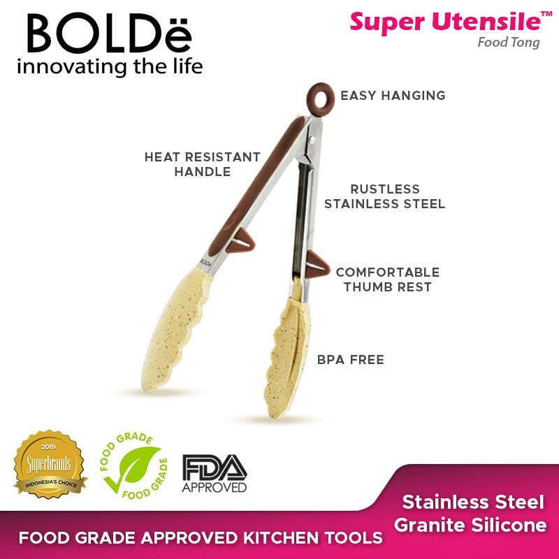 BOLDë Super Utensile Food Tongs