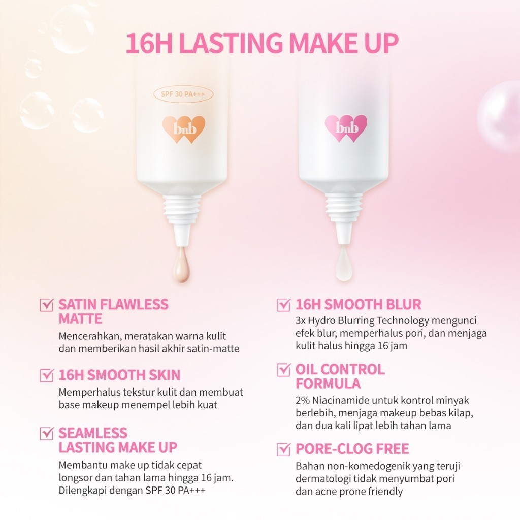 HEBE Beauty Style Barenbliss Locklook Silky Flawless Tinted Primer