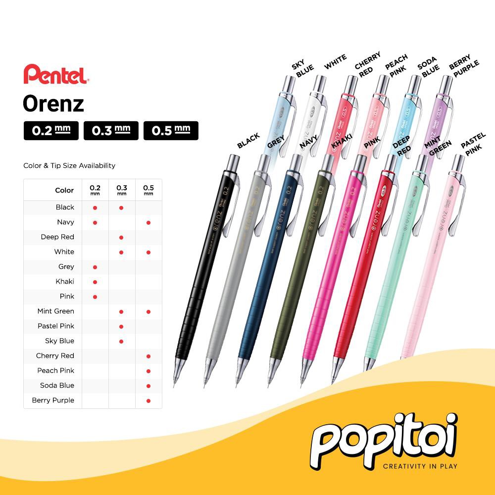 Pentel  Orenz Mechanical Pencil PP502W