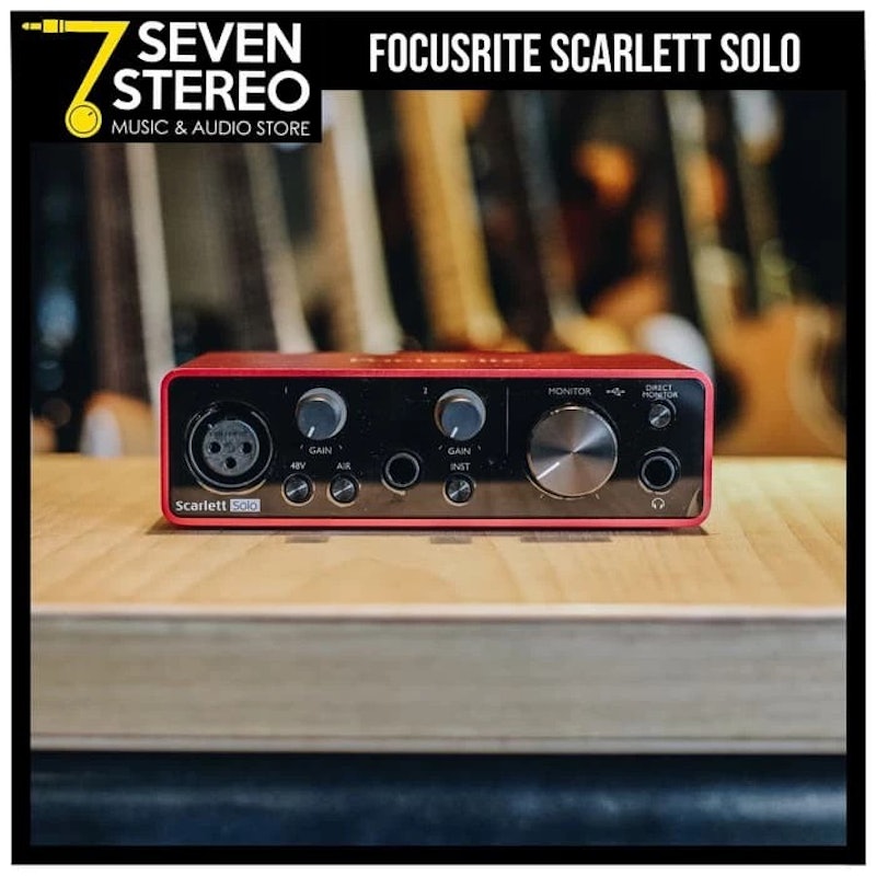 Focusrite Scarlett Solo 4th Generation 2