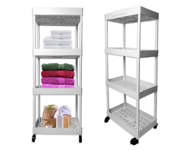 Rak Susun Serbaguna 4 Tingkat Dengan Roda ｜ C802