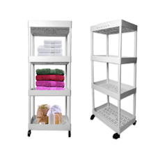 Rak Susun Serbaguna 4 Tingkat Dengan Roda