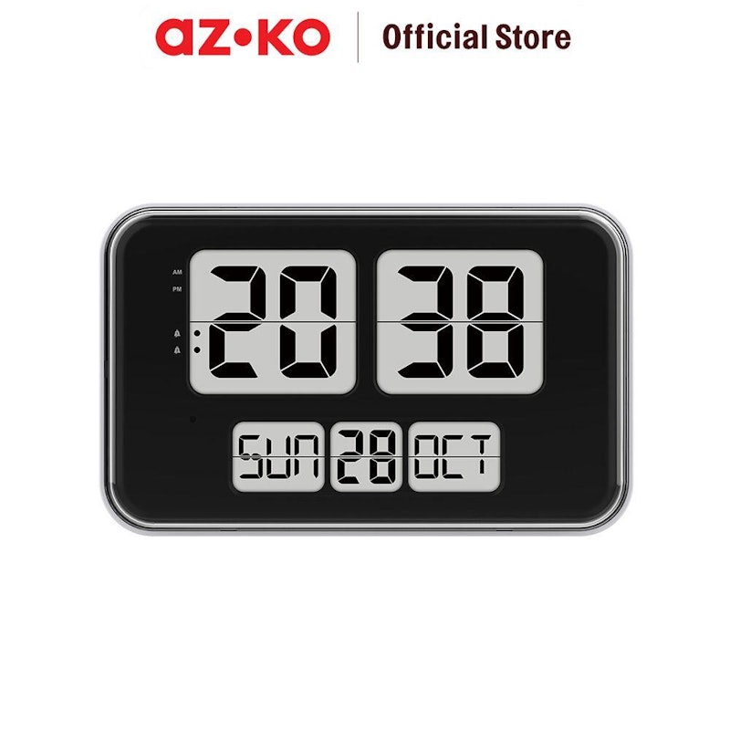 AZKO Forhom Jam Dinding LED Digital Flip 3