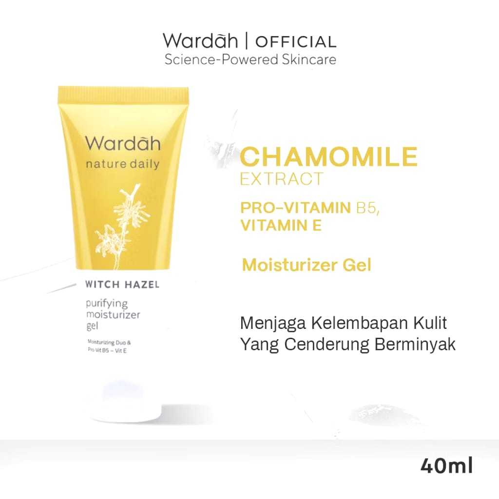 Paragon Technology and Innovation Wardah Nature Daily Witch Hazel Purifying Moisturizer Gel