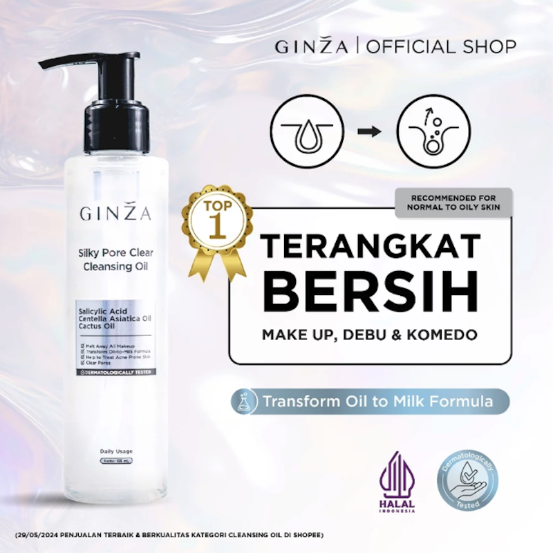 Ginza Silky Pore Clear Cleansing Oil 2