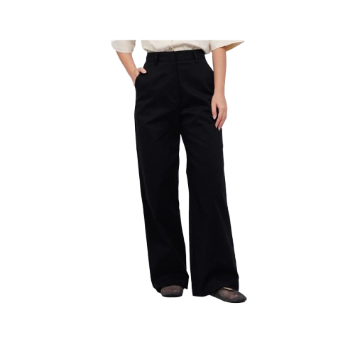 Executive Regular Fit Wide Leg pants Black