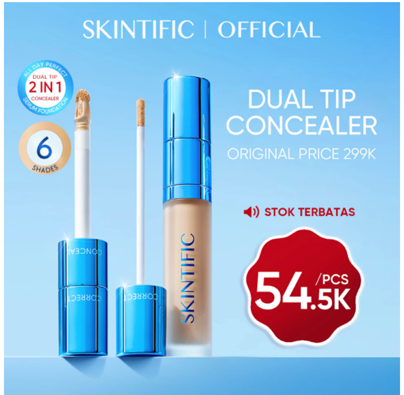 SKINTIFIC Cover Perfect Serum Concealer 03 Petal