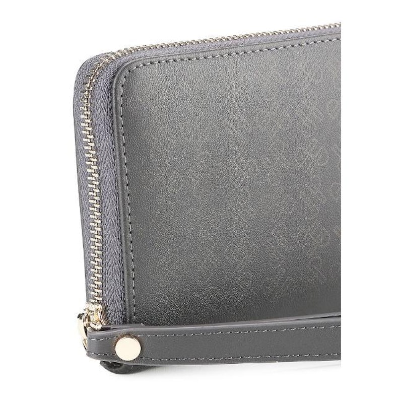 Hush Puppies Bonnie Long Zip Wallet Dark Grey 3