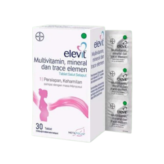 Elevit Multivitamin, Mineral, dan Trace Elemen