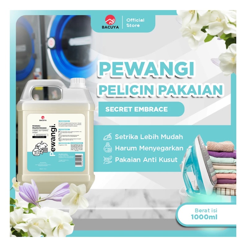 BACUYA Pewangi dan Pelicin Pakaian 3