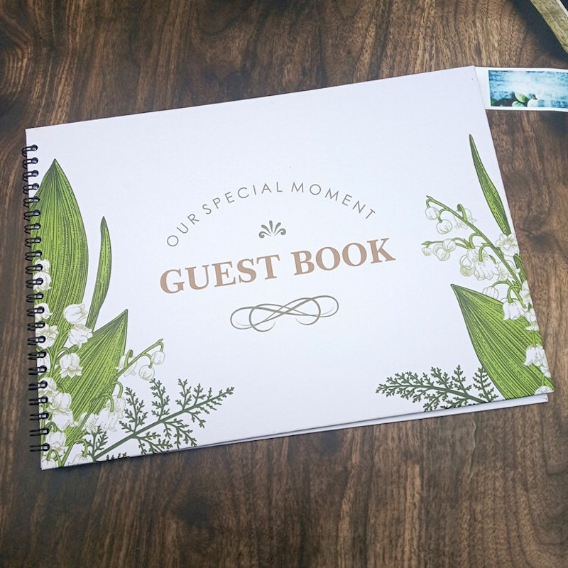 Guest Book Hard Cover 5