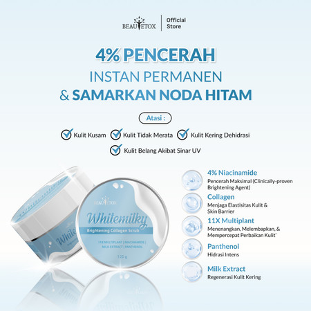 Beautetox  Beautetox Whitemilky Brightening Collagen Scrub