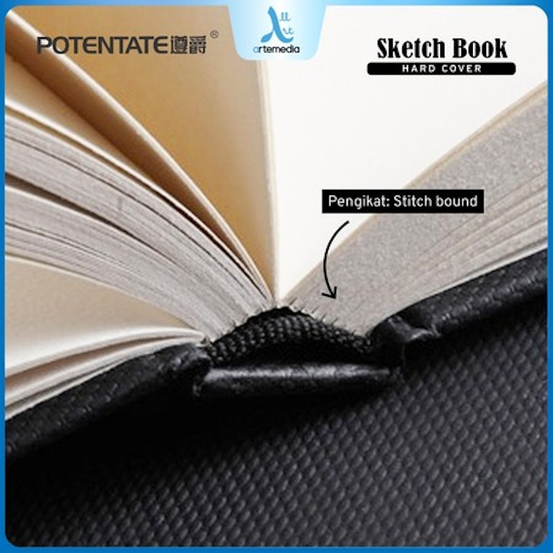 Potentate Hard Cover Sketchbook Stich Bound 5