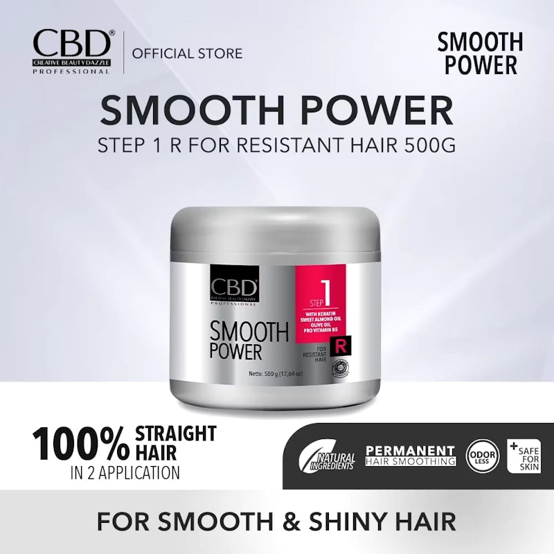 CBD Professional Smooth Power Step 1 R for Resistant Hair Straightening 2
