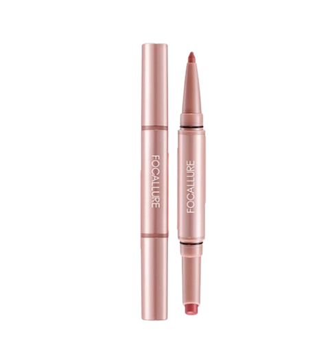 FOCALLURE Fuller Sculpt Lip Liner & Lipstick RD01 Ruby 1