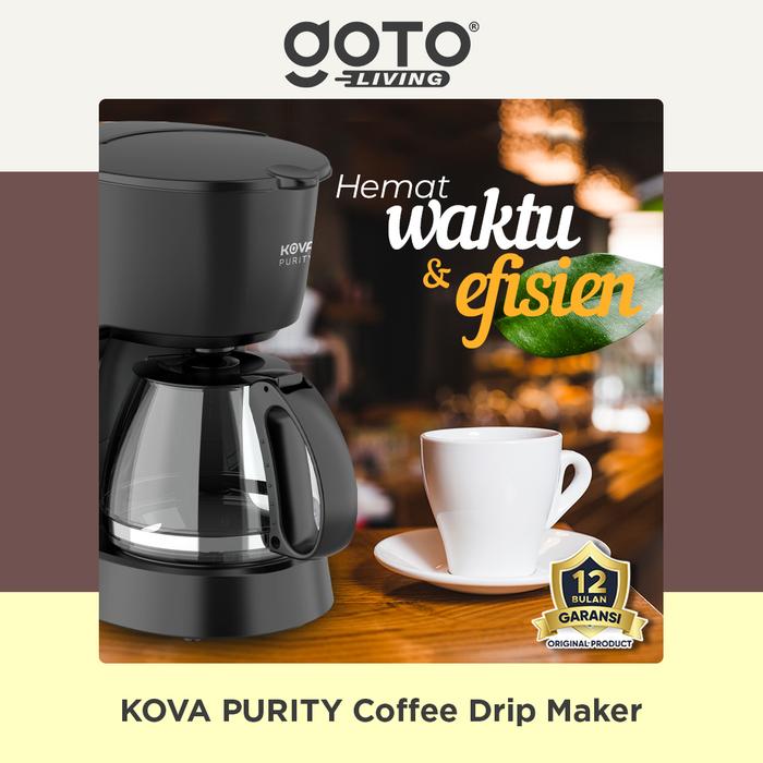 Pilar Niaga Makmur KOVA Purity Coffee Drip Maker 600 ml Black