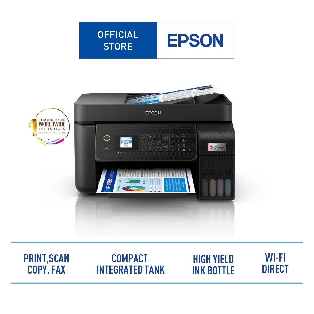 Epson Epson EcoTank A4 Wi-Fi All-in-One Ink Tank  L5290