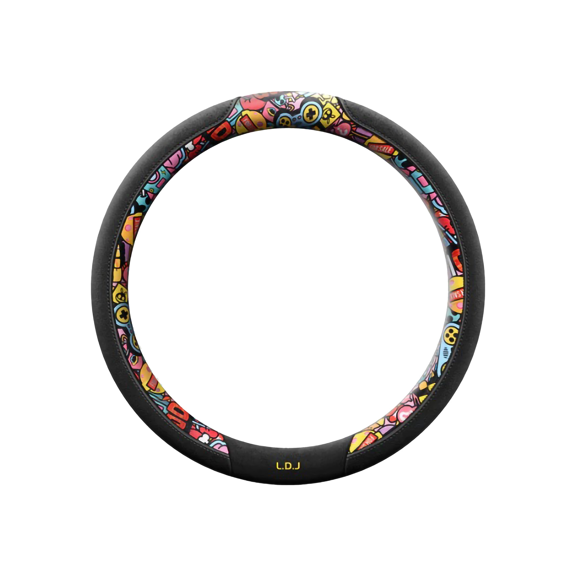 L.D.J Sarung Stir Mobil Motif Grafitty