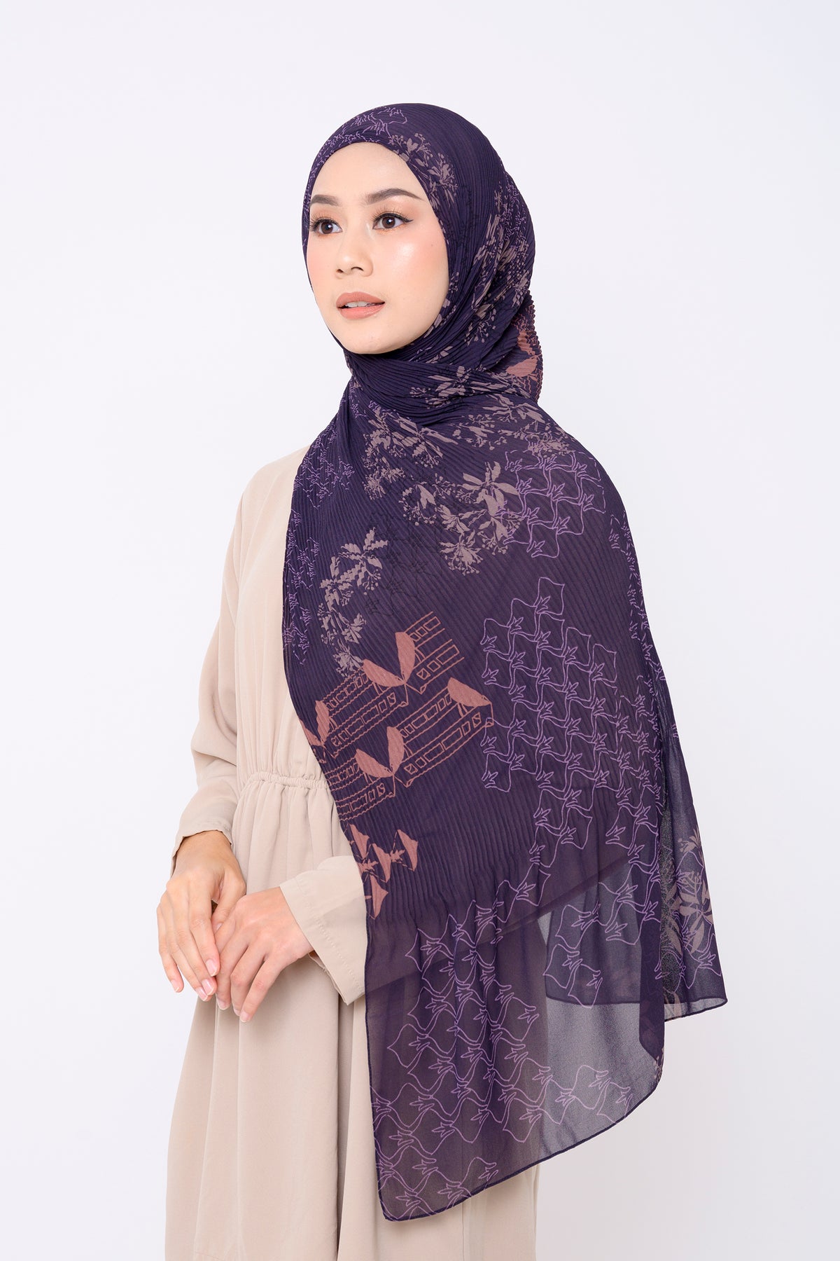 Bea Jam Pashmina Plisket - Jelita Indonesia - Edisi Palembang