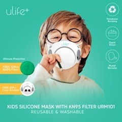 Kids Silicone Mask With KN95 Filter URM101