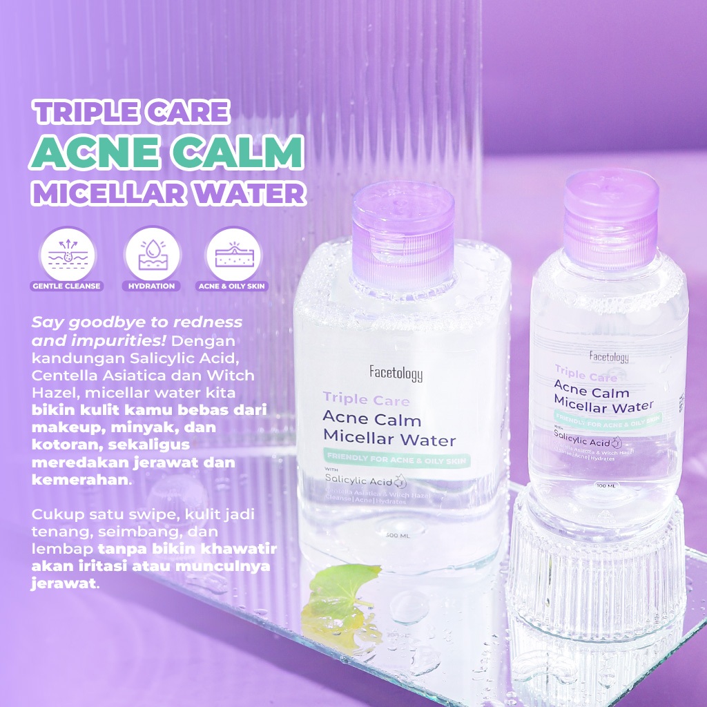 Facetology Triple Care Acne Calm Micellar Water 