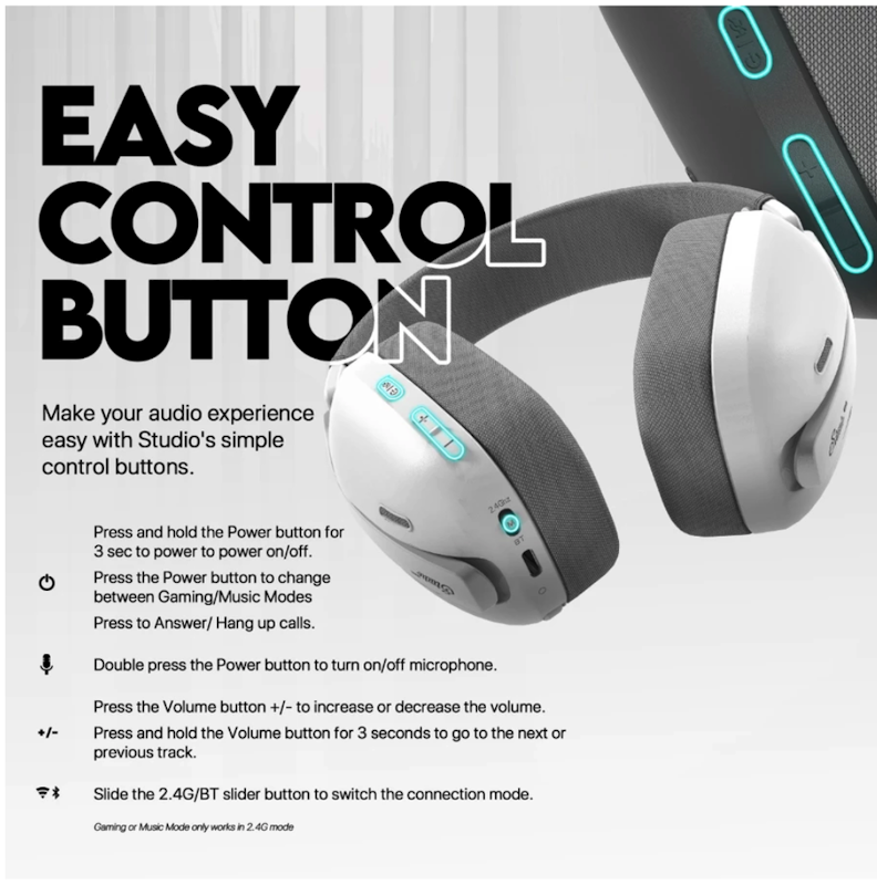 STUDIO PRO Virtual 7.1 Headset Gaming 5